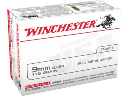 9mm Luger 115 Grain Full Metal Jacket