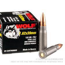 WOLF – 122GR FMJ